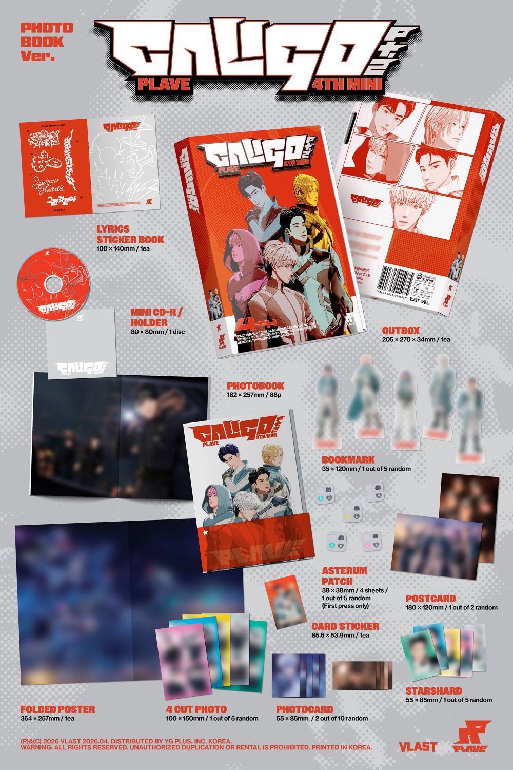 PLAVE - 4th Mini Album [Caligo Pt.2] (PHOTOBOOK Ver.) | MUSICPLANT